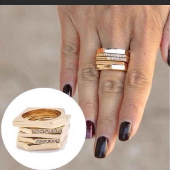 New Modern Stacking Ring by T&J Designs - Picture 3 of 5