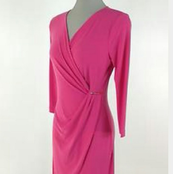 Pink wrap dress - Start the summer with color