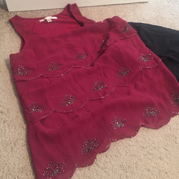 Lauren Conrad beaded tank