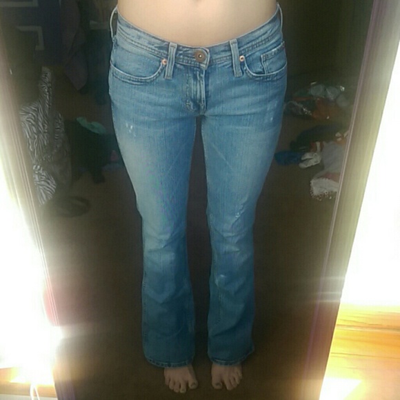 Stretch skinny flare jeans