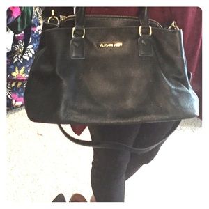 Vera Bradley Flat Black Emma Satchel 💙