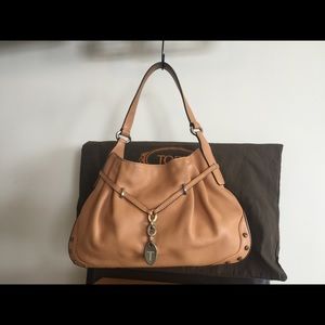 Tod's authentic tan hobo leather handbag
