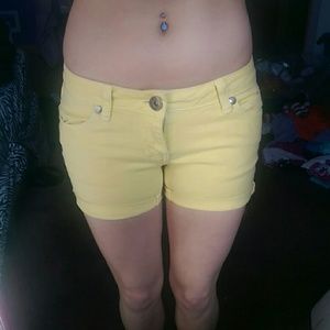 Yellow Arizona shorts