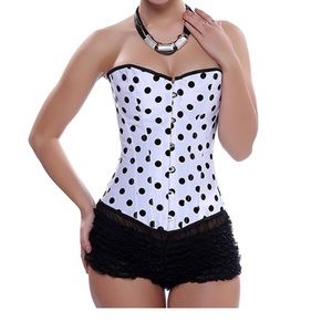 Polka dot corset