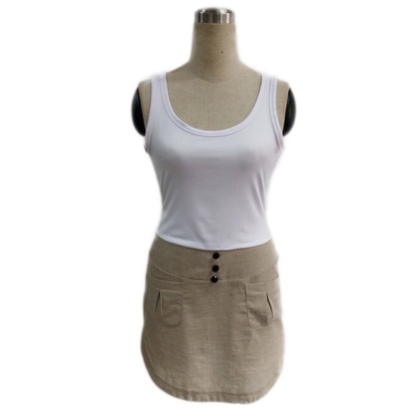 Summer sleeveless mini dress - Picture 2 of 4