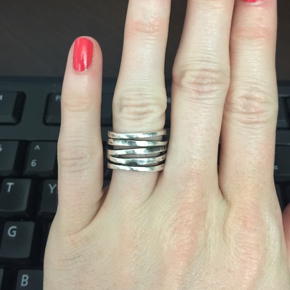 James Avery stacked silver ring