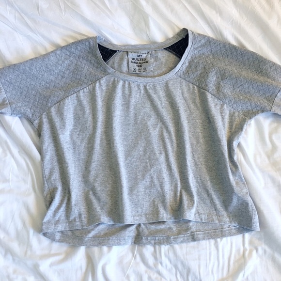 Atmosphere Tops - Atmosphere Quilted Shoulder Tee