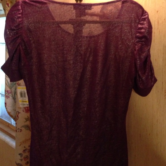 INC purple blouse M - Picture 4 of 4