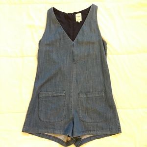Denim romper !