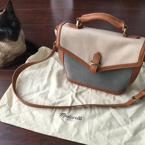 Madewell Handbags - Madewell The Sloan Mini-Satchel in Colorblock