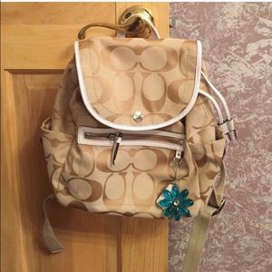 Authentic coach backpack