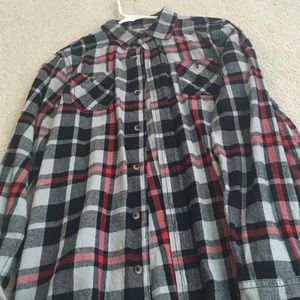 black and red flannel