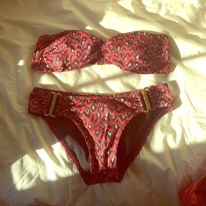 VS boho strapless bikini