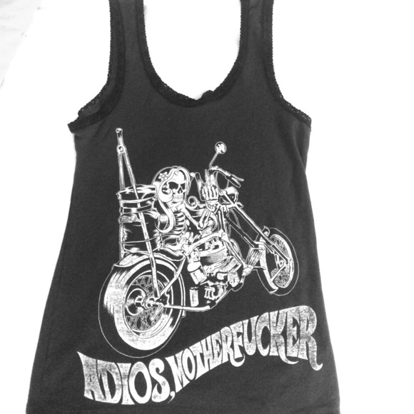 Bandit "Adios MotherF****r" biker tank size L