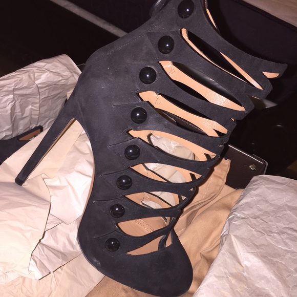 Alaia Booties Size 39.5 Worn Once; Practically New - image 2