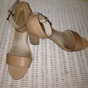 ALDO Nude Leather Heels