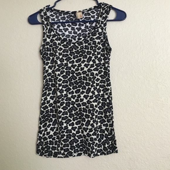 Cheetah print tank top