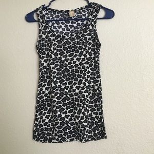 Cheetah print tank top