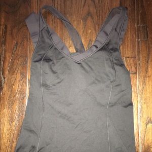 Black lululemon size 8 tank
