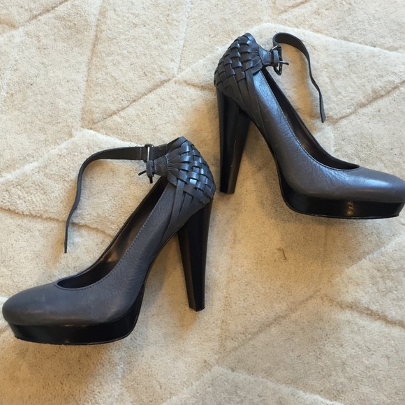 Calvin Klein Grey and Black Pumps