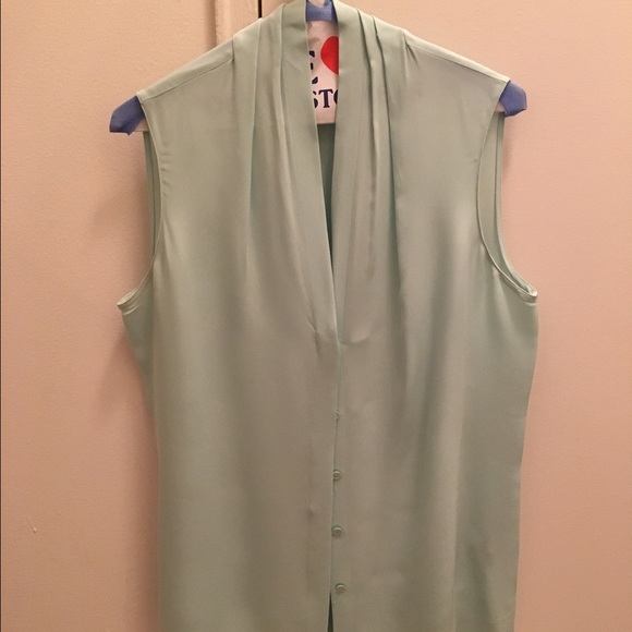 Elie Tahari light blue blouse