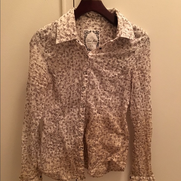 Womens Guess button down shirt