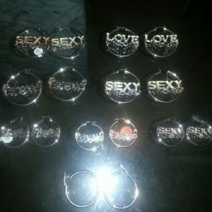 Silver plated earrings