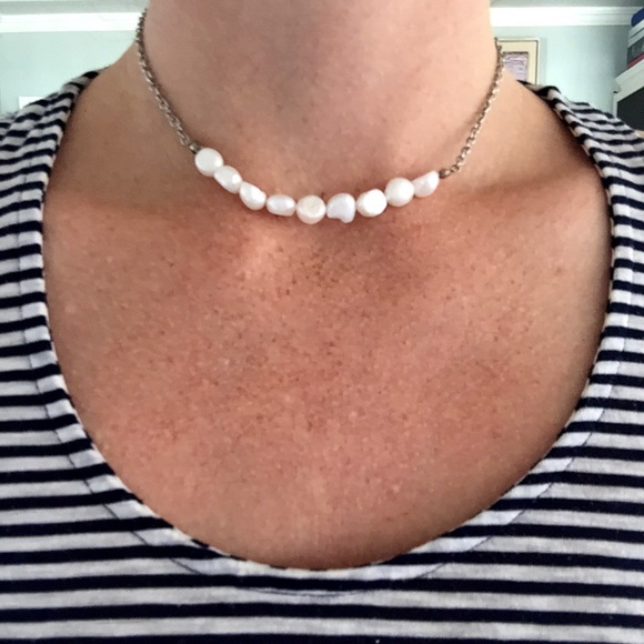 Anthropologie Jewelry - Pearl choker necklace