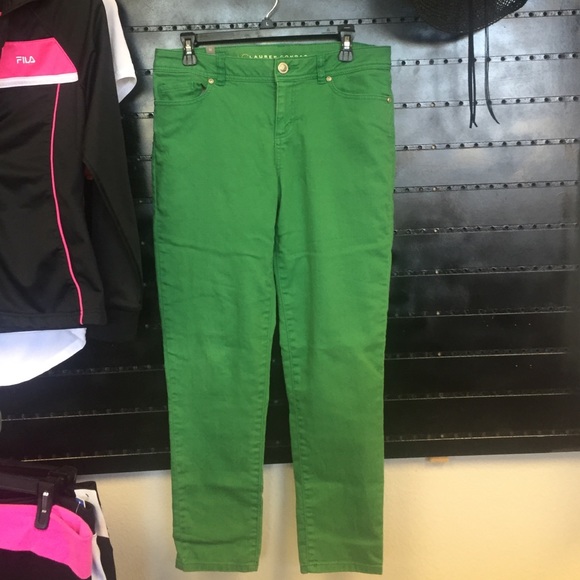 Lauren Conrad size 10 green jeans