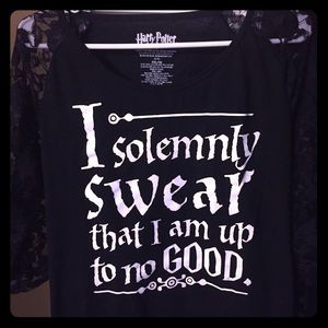 Lace 3/4 sleeves Harry Potter Tee!