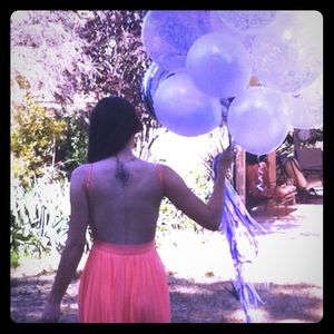 Gorgeous backless salmon colored dress! PRICE DROP