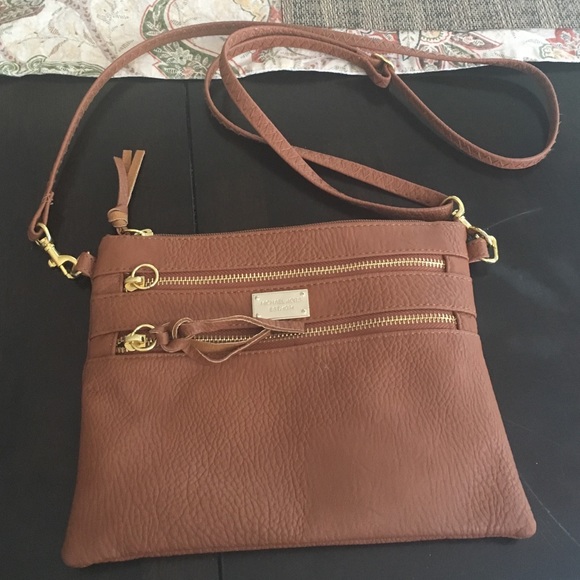 brown Michael Kors purse