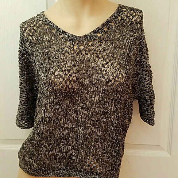 Mossimo Gray black sweater - Picture 2 of 2