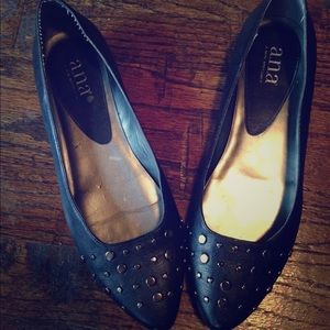 A.N.A black flats