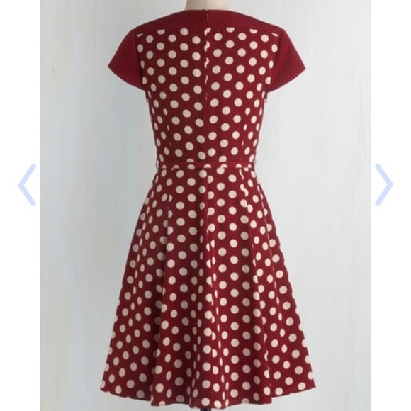 Modcloth Give it you Dot dress - Picture 2 of 3