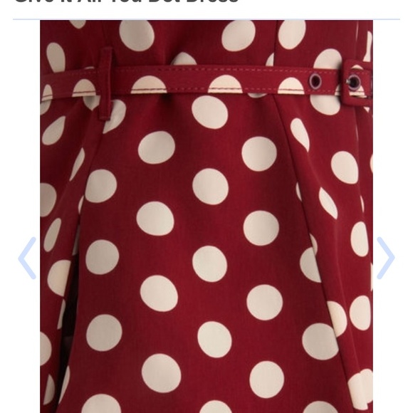 Modcloth Give it you Dot dress - Picture 3 of 3