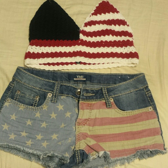 American flag shorts