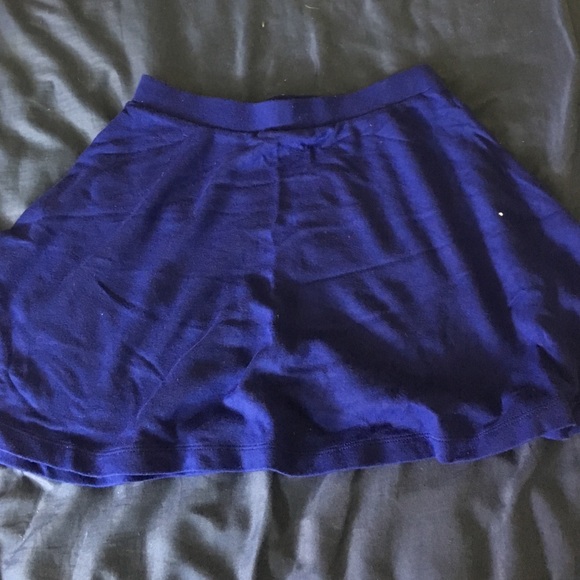 Royal blue skater skirt