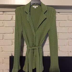 Med cable sweater blazer. JohnPaulRichard brand