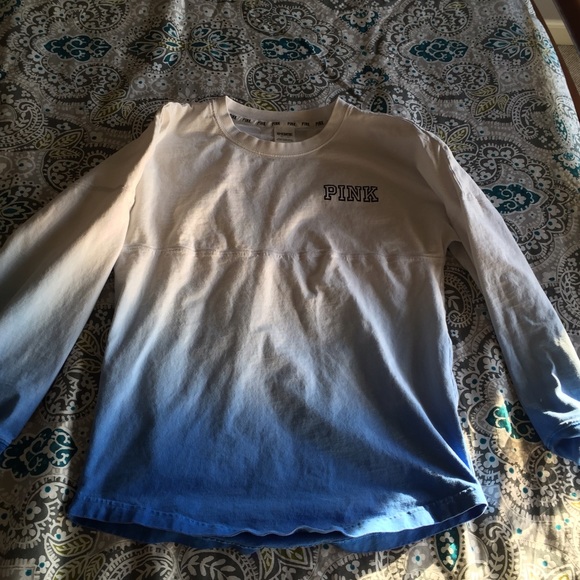 Victoria's Secret Tops - PINK Ombre Blue Shirt