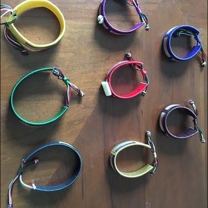 Handmade thread bracelet in different colors