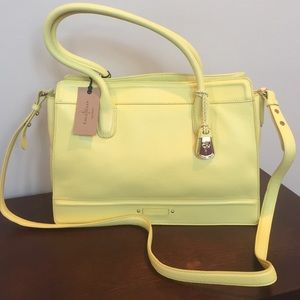 NWT Cole Haan Kendra Tote in Lemon Ice