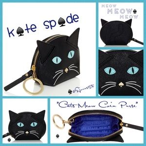 Kate Spade Cats meow coin purse reasonable offers