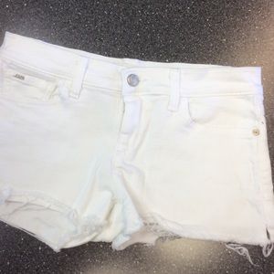 Joe's white shorts