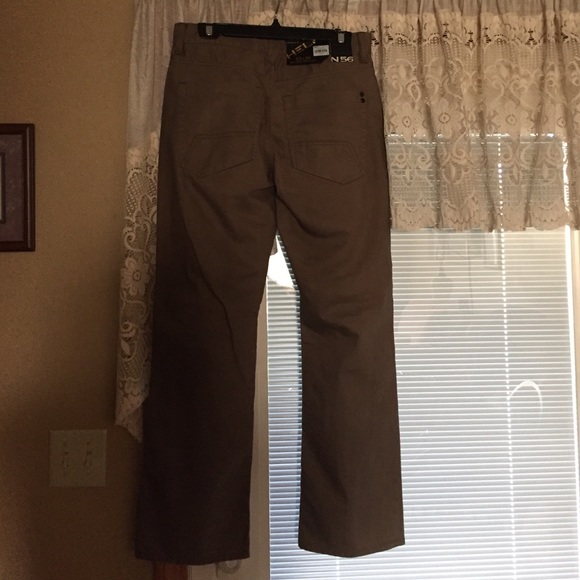 Men's dark tan jeans - Picture 2 of 2