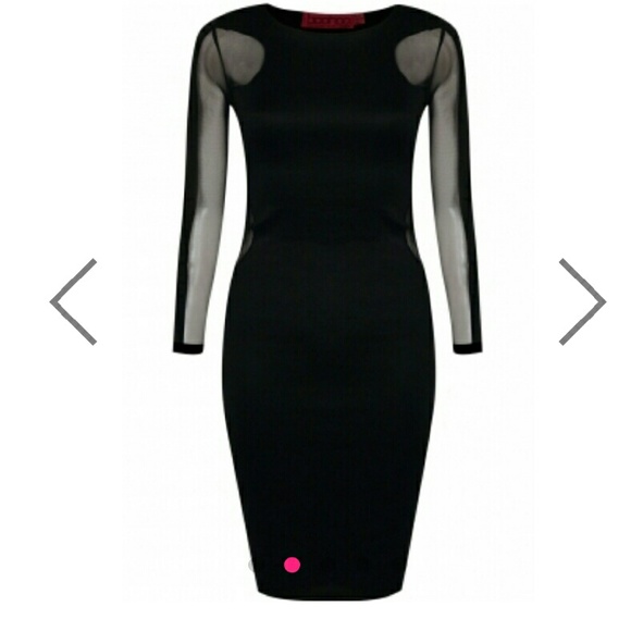 Side Mesh mini dress - Picture 4 of 4