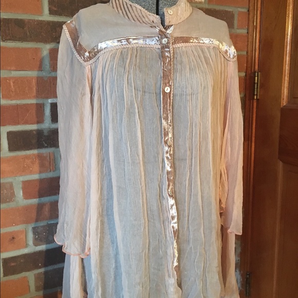 Free people New Romantics chiffon blouse