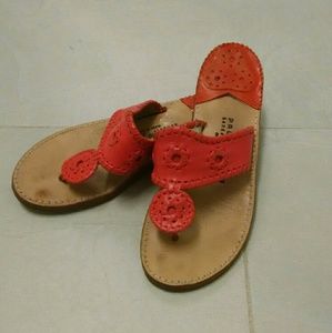 Jack Rogers/Palm Beach Sandal Fire Coral