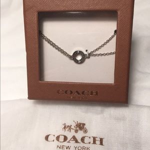 Authentic Coach Circle Necklace