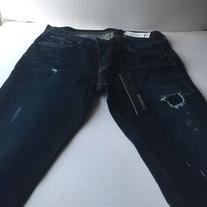 Bebe Bootcut Slightly Destroyed Jeans, NWT